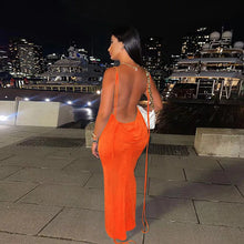 Load image into Gallery viewer, Nataliah Backless Maxi Dress