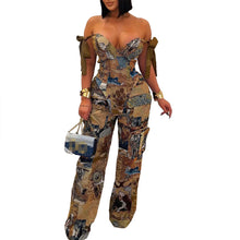 Load image into Gallery viewer, Oil Painting Two Piece Pants Set