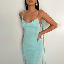 Load image into Gallery viewer, Nataliah Backless Maxi Dress