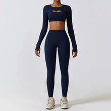 Load image into Gallery viewer, Dior Seamless Long Sleeve Yoga Set