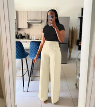 Load image into Gallery viewer, Casual High Waisted Wide Leg Pants