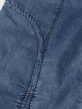 Load image into Gallery viewer, Denim Spliced Lace Up Jeans