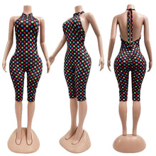 Load image into Gallery viewer, Gabrielle Halterneck Backless Polka Dot Bodysuit