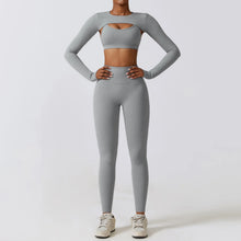 Load image into Gallery viewer, Dior Seamless Long Sleeve Yoga Set