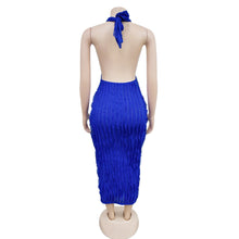 Load image into Gallery viewer, Diandra Low Cut Lace Wavy Dress