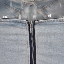 Load image into Gallery viewer, Denim Wide Leg Denim Pants Sets