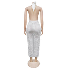 Load image into Gallery viewer, Diandra Low Cut Lace Wavy Dress