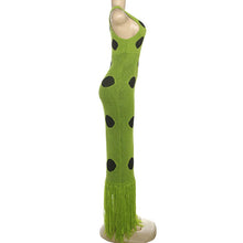 Load image into Gallery viewer, Shaniece Sexy Peekaboo Knitted Maxi Dress
