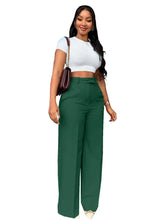 Load image into Gallery viewer, Casual High Waisted Wide Leg Pants