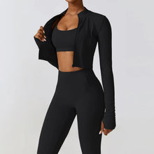 Load image into Gallery viewer, Dior Seamless Long Sleeve Yoga Set