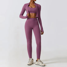 Load image into Gallery viewer, Dior Seamless Long Sleeve Yoga Set
