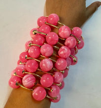 Load image into Gallery viewer, Dior Pink Stacked Pearl Bracelets