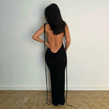Load image into Gallery viewer, Nataliah Backless Maxi Dress