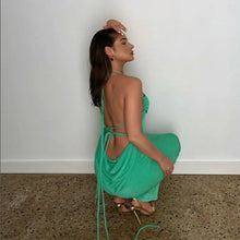 Load image into Gallery viewer, Nataliah Backless Maxi Dress