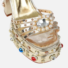 Load image into Gallery viewer, Dionne Single Buckle Rhinestone Heels