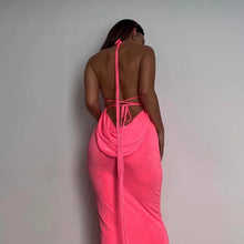 Load image into Gallery viewer, Nataliah Backless Maxi Dress