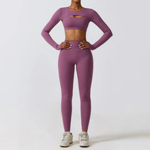 Load image into Gallery viewer, Dior Seamless Long Sleeve Yoga Set
