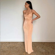Load image into Gallery viewer, Nataliah Backless Maxi Dress