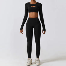 Load image into Gallery viewer, Dior Seamless Long Sleeve Yoga Set