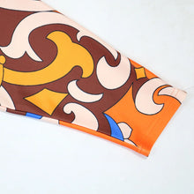 Load image into Gallery viewer, Paisley Geometrical  Ruched Deep V-neck Bodycon Dress