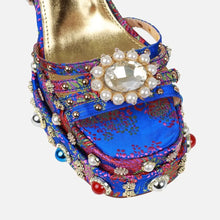 Load image into Gallery viewer, Dionne Single Buckle Rhinestone Heels