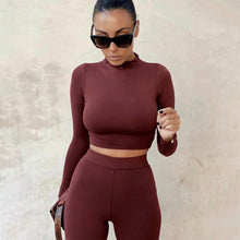 Load image into Gallery viewer, Tina Bodycon Two Piece Leggings Set