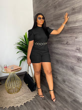 Load image into Gallery viewer, Summer Solid Puff Sleeve Romper