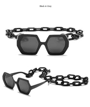 Load image into Gallery viewer, Unique Polygon Chain Sunglasses
