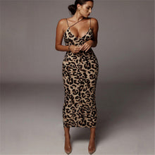 Load image into Gallery viewer, Ladies Solid Sexy Slim Bodycon Maxi Dress