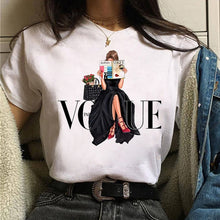 Load image into Gallery viewer, Fashion Summer Tops T Shirt Women Tshirt New Vogue Tshirt  Graphic Tee Cute Women T-shirt Female Tee Shirt  90s Girls Tee Tshirt