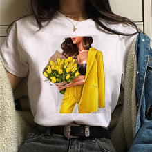 Load image into Gallery viewer, Fashion Summer Tops T Shirt Women Tshirt New Vogue Tshirt  Graphic Tee Cute Women T-shirt Female Tee Shirt  90s Girls Tee Tshirt