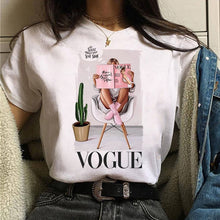 Load image into Gallery viewer, Fashion Summer Tops T Shirt Women Tshirt New Vogue Tshirt  Graphic Tee Cute Women T-shirt Female Tee Shirt  90s Girls Tee Tshirt