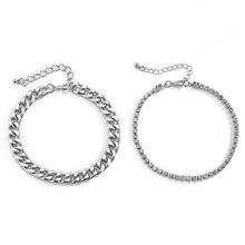 Load image into Gallery viewer, IngeSight.Z 4 Colors Charm Luxury Shiny Rhinestone Anklet Bracelet Adjustable Crystal Anklets On Foot Barefoot Sandals Jewelry