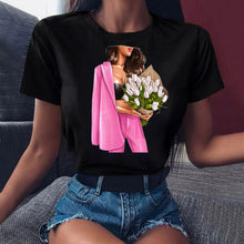 Load image into Gallery viewer, Fashion Summer Tops T Shirt Women Tshirt New Vogue Tshirt  Graphic Tee Cute Women T-shirt Female Tee Shirt  90s Girls Tee Tshirt