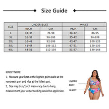 Load image into Gallery viewer, Plus Size  Side Tie High Waist Bikini
