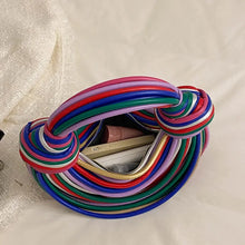Load image into Gallery viewer, Rainbow Noodles Shaped Bag
