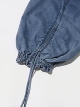 Load image into Gallery viewer, Denim Spliced Lace Up Jeans

