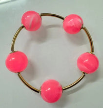 Load image into Gallery viewer, Dior Pink Stacked Pearl Bracelets
