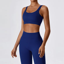 Load image into Gallery viewer, Seamless Ribbed High Waist Gym Set
