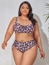 Load image into Gallery viewer, Plus Size  Side Tie High Waist Bikini
