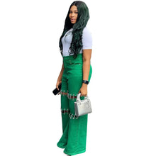 Load image into Gallery viewer, Naomi Chain Wide Leg Stitching Jeans
