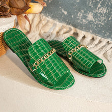 Load image into Gallery viewer, Open-Toed Gator Style Sandal
