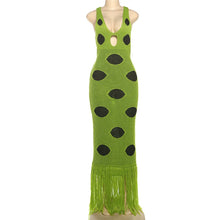 Load image into Gallery viewer, Shaniece Sexy Peekaboo Knitted Maxi Dress
