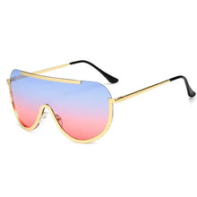 Load image into Gallery viewer, Oversized Rimless Google Style Sunglasses
