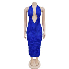 Load image into Gallery viewer, Diandra Low Cut Lace Wavy Dress
