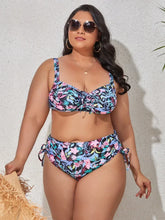 Load image into Gallery viewer, Plus Size  Side Tie High Waist Bikini
