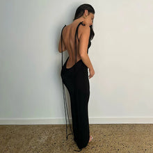 Load image into Gallery viewer, Nataliah Backless Maxi Dress
