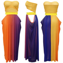 Load image into Gallery viewer, Sexy Chic Sleeveless/ Backless Tube Top Two Piece Set
