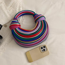 Load image into Gallery viewer, Rainbow Noodles Shaped Bag
