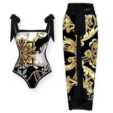 Load image into Gallery viewer, Xena Gladiator Print Reversible Swimsuit
